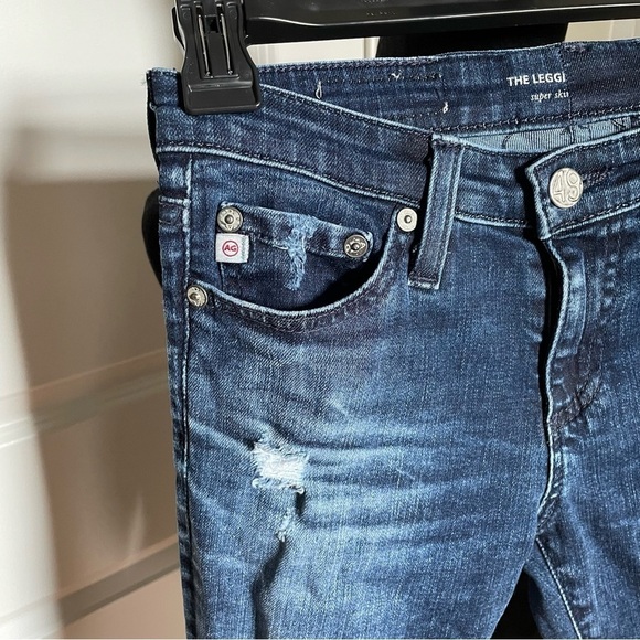 Adriano Goldschmied Blue 8 Years Whistler Super Skinny Legging Distress Jean 24 - Picture 8 of 12